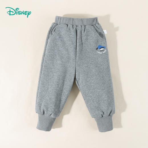 迪士尼【夹棉保暖】冬季新款儿童裤子男童长裤中小童加厚防风运动休闲裤ZD4DK021 商品图2