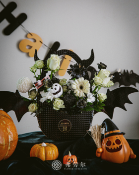 小恶魔南瓜花盒