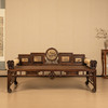 清 红木镶云石五屏式贵妃榻 商品缩略图0