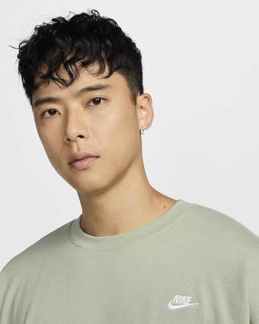 Nike耐克 Club Fleece 男子 Oversize 风法式毛圈圆领上衣HJ1820-370 商品图4