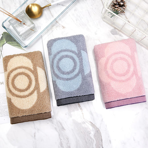 洁丽雅（Grace）毛巾家纺 简爱纯棉舒适毛巾3条装8992 商品图1