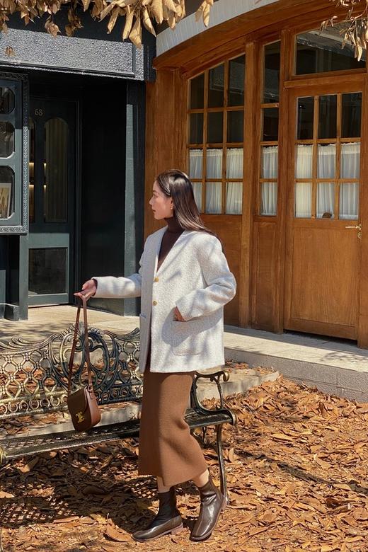 amadella 气质简约小香风无领西装外套 17553 商品图5