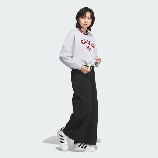 Adidas阿迪达斯COLLEGIATE CREW SWEATSHIRT 复古运动宽松圆领卫衣套头衫JD6376 商品图2