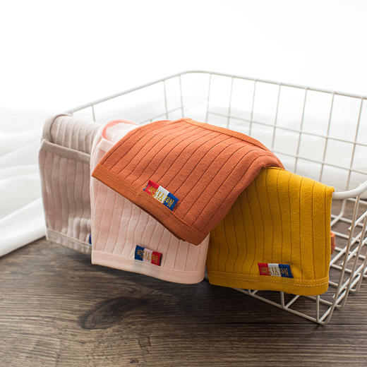 洁丽雅四条装中腰纯棉女士内裤舒适亲肤双层内裆简约色系三角裤女 商品图3