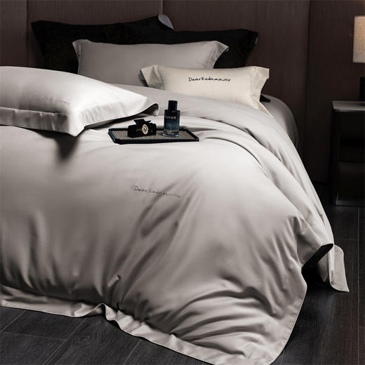 【门店经典款天丝磨毛升级款】80支天丝棉磨毛四件套 丝滑柔软升温磨毛套件 商品图10