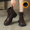 ZHR则则时尚甜酷经典马丁靴短靴2024新款冬季加绒百搭靴子女鞋潮 商品缩略图7