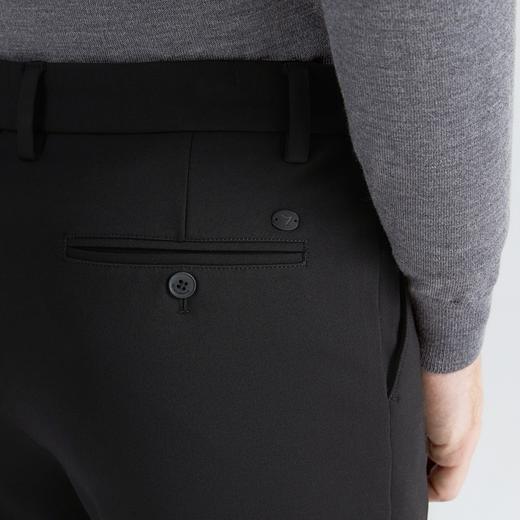 【高弹针织】柒牌男士休闲裤冬季厚款商务通勤含羊毛直筒男裤	125H71580 商品图2