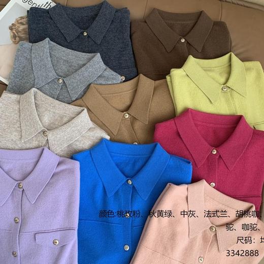 482888全羊毛多色均码宽松阔版衬衫，160斤内均可穿着！可外穿可内搭！ 商品图8