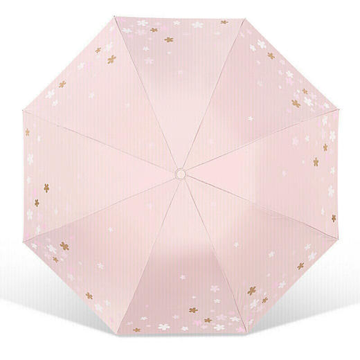 天堂伞 三折晴雨伞33633E浪漫樱花 颜色随机发货粉色，蓝色，紫色，绿色，米色，藏青色 商品图5