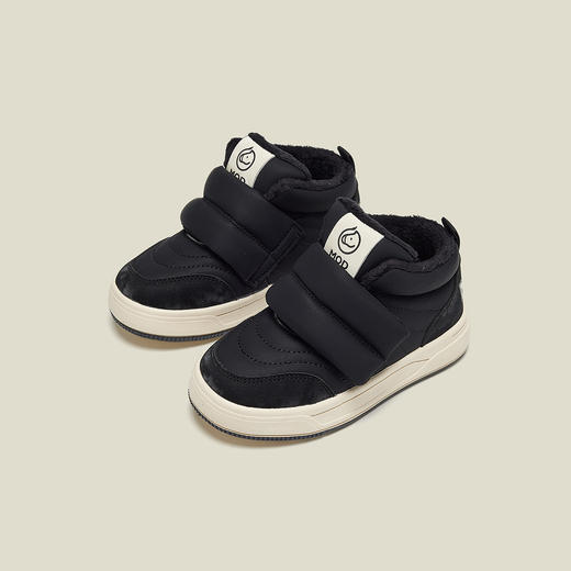 【ZY马骑顿】马骑顿儿童棉鞋子男童加绒高帮板鞋冬季女童保暖防水运动风休闲鞋 商品图1