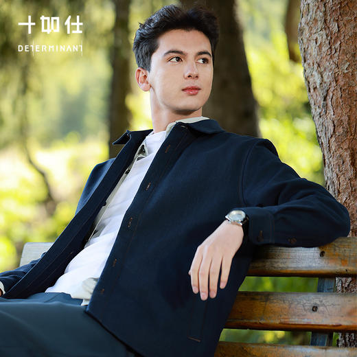 十如仕纯棉环保牛仔夹克衬衫外套-CS18-02 商品图11
