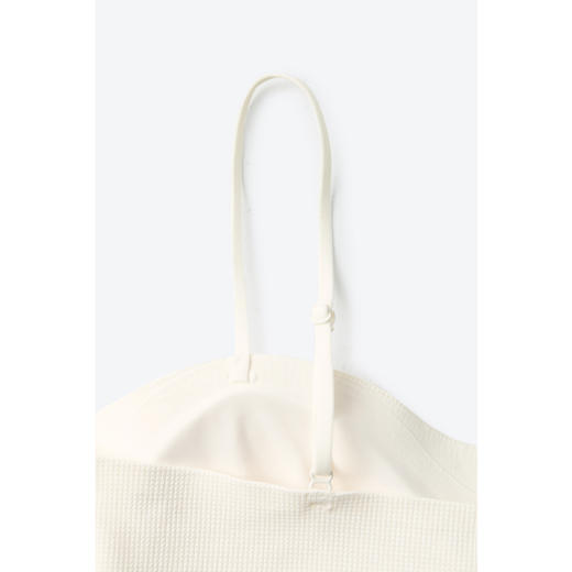 【严选】诗凡黎抹胸美背胸垫一体式背心2024年冬新款甜美修身百搭吊带上衣7FB100871 商品图3