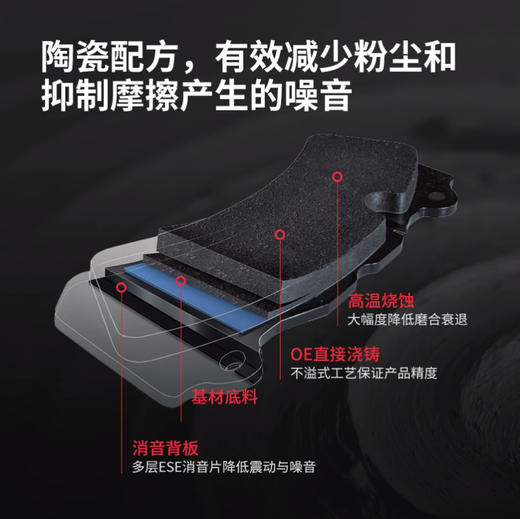 brembo布雷博刹车片 （购买前请发车架号给客服确定好车型匹配的型号改价后再购买） 商品图1