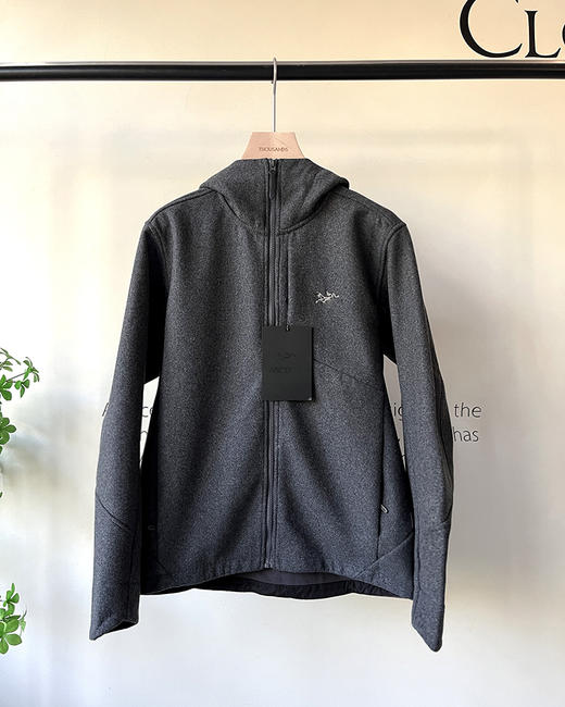 THS 10.28-限时 鸟家GAMASL男士软壳风帽拉链羊毛混纺外套 2色 AF1006 商品图5