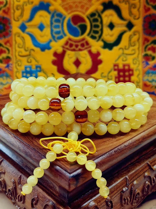 上新-蜜蜡108颗手串 商品图3