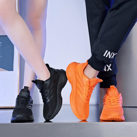 男女同款轻弹软底透气跳操广场舞休闲鞋 商品图3