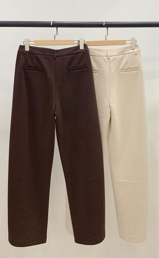 高腰羊毛直筒裤 商品图5