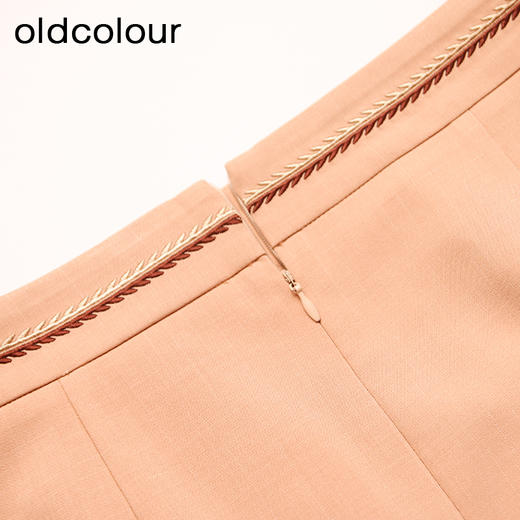 oldcolour春秋款气质百搭小清新高腰百褶短裙女DN13061011 商品图4