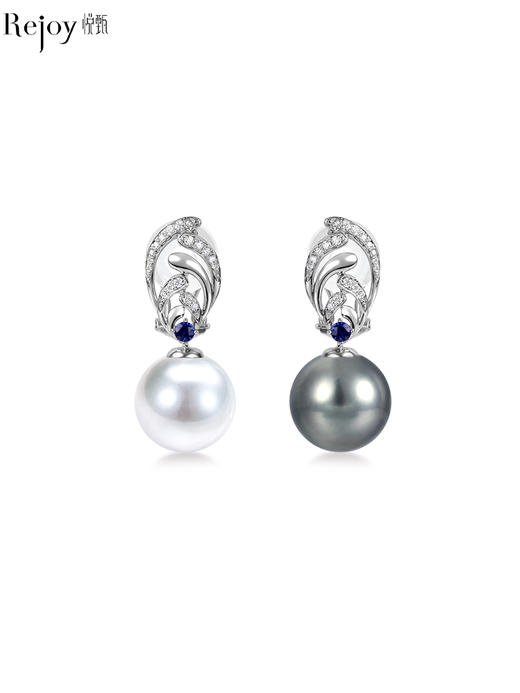 【黑科技】黑科技珠宝-可拆卸珍珠耳夹  凤竹（会员享试戴权益，定制后不支持7天无理由退换货） 商品图0