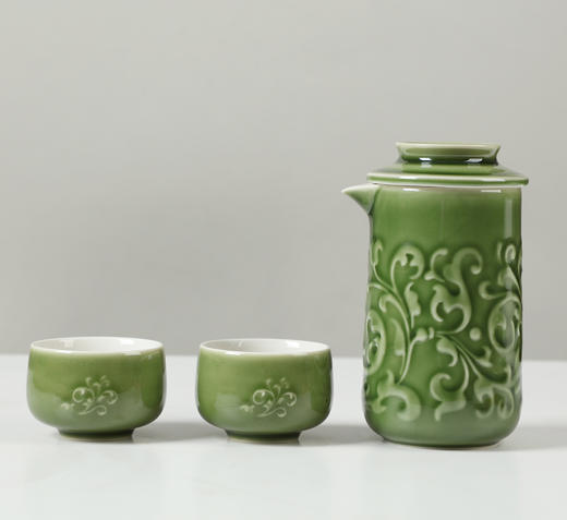 【茶具】繁华盛世泡茶器1壶2杯  180ml/60ml 商品图2