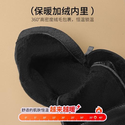 ZHR则则厚底马丁靴女2024新款加绒加厚保暖棉鞋潮酷靴子增高短靴 商品图6