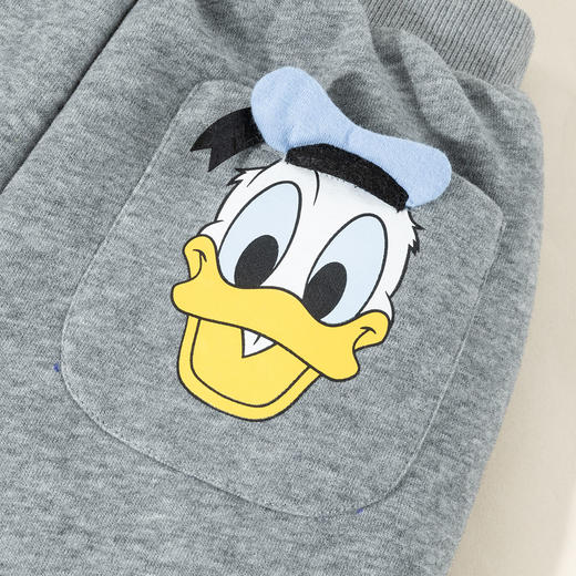 迪士尼【夹棉保暖】冬季新款儿童裤子男童长裤中小童加厚防风运动休闲裤ZD4DK021 商品图8