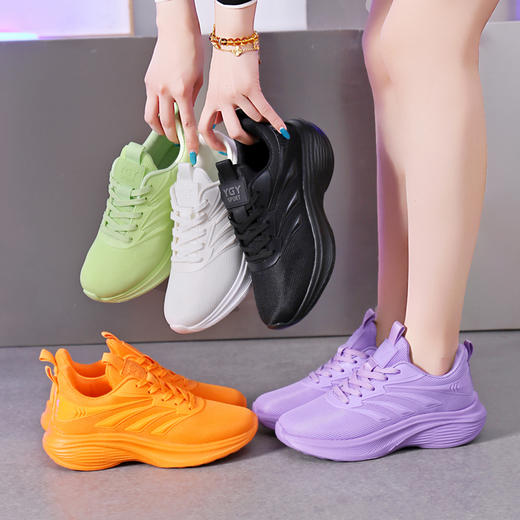 男女同款轻弹软底透气跳操广场舞休闲鞋 商品图2