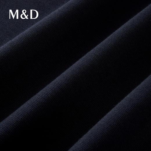 【名盾】可机洗羊毛混纺Polo衫，蓬松软绒，高弹舒适M0CL11X96A 商品图4