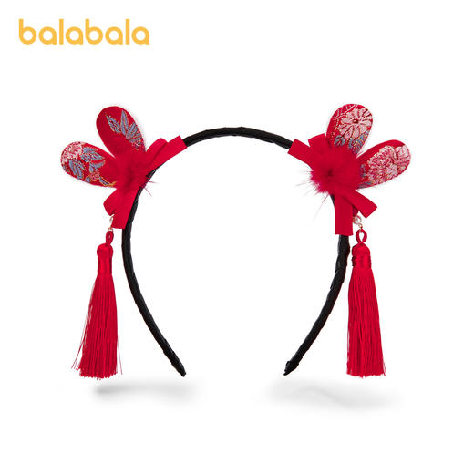 巴拉巴拉女童发饰新年发箍国风饰品流苏装饰头箍可爱甜美汉服喜庆 商品图4
