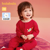 巴拉巴拉童装婴儿连体衣宝宝衣服新生儿哈衣爬服2025年新款两件装 商品缩略图1