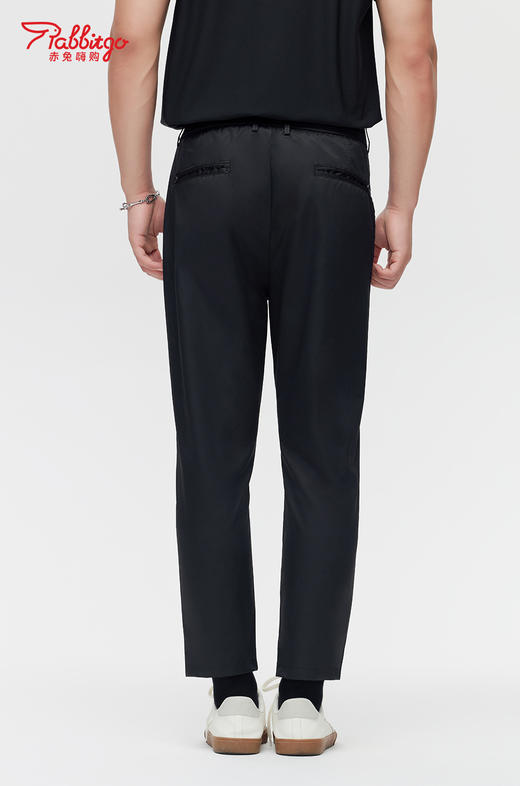 赤兔嗨购冰丝西裤男士宽松高级垂坠感2024年新款直筒西装裤男生休闲裤子 商品图9