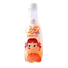 不二家FUJIYA 香橙味汽水 410ml/瓶