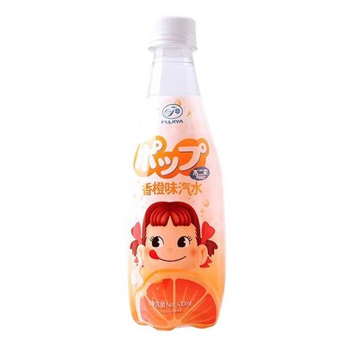 不二家FUJIYA 香橙味汽水 410ml/瓶 商品图0