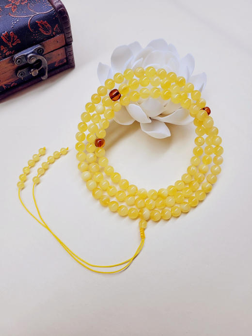 上新-蜜蜡108颗手串 商品图5
