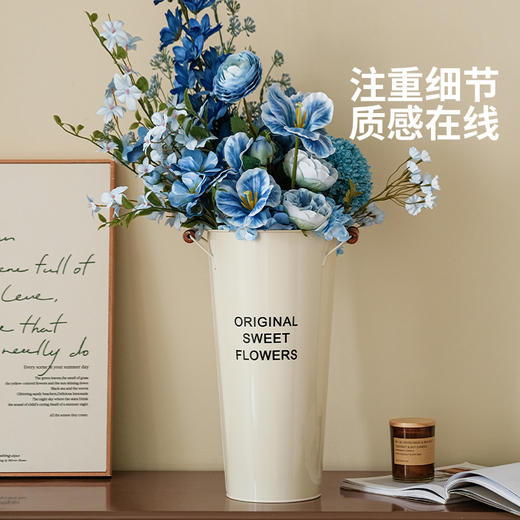 摩登主妇鲜花桶花盆客厅北欧创意家居装饰落地花艺插花花瓶干花桶 商品图1