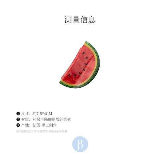 北京仓｜Coucou Suzette-Veggie Kitsch-西瓜 抓夹（中号）［法国设计师］ 商品图8