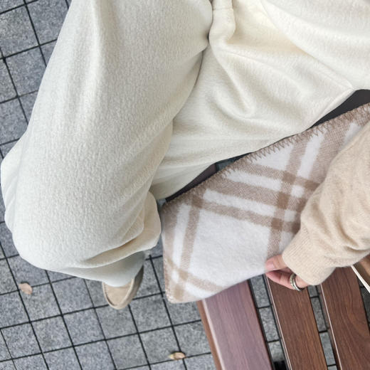 2410413   羊毛围巾 大格纹 商品图7