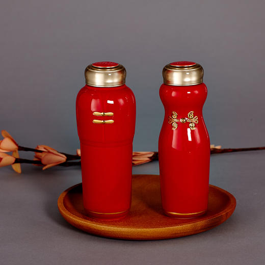 【送礼套装】华风旗袍&华风唐装随身杯 单层250ml 商品图1