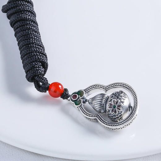 【宏艺珠宝】灵葫祥瑞·足银挂坠 商品图3