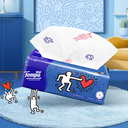 （积分商品）得宝凯斯林联名波普抽纸1包 商品图1