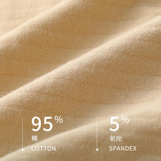 洁丽雅4条装高腰纯棉女士内裤纯色简约双层纯棉裆舒适亲肤三角裤女 商品图3