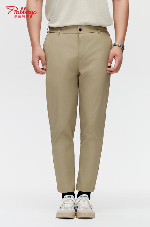 赤兔嗨购冰丝西裤男士宽松高级垂坠感2024年新款直筒西装裤男生休闲裤子 商品图2