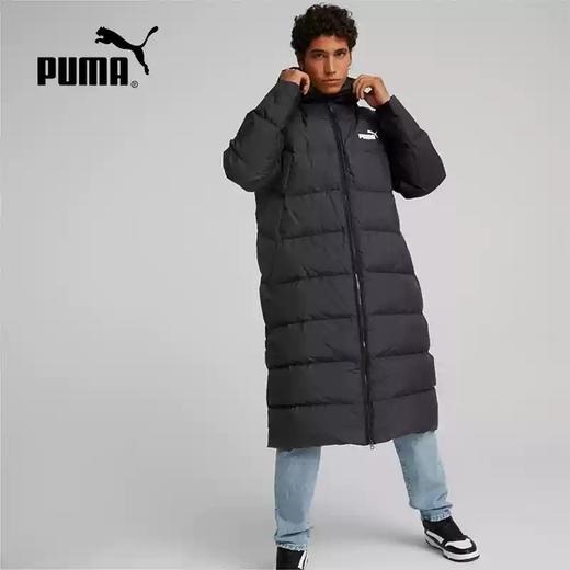 【自营】PUMA/彪马  彪马黑色长款过膝羽绒服男外套2022冬季情侣连帽运动服 67243501 商品图5