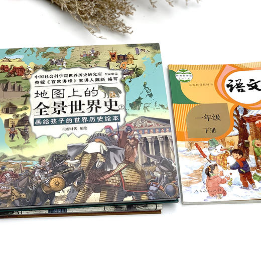 【大开本精装】地图上的全景中国史+全景世界史  全景手绘版 中国社会科学院世界历史研究审定 商品图4