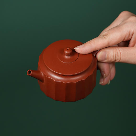 龙德堂陶艺 汤亚姣制《金柱》原矿大红袍 140cc 库存请咨询客服 商品图2