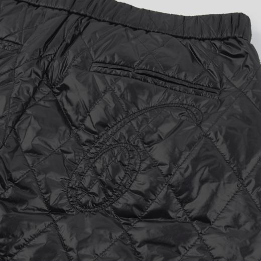 GOODBAI 916 膝盖打褶格纹填充阔腿收腰裤 商品图4