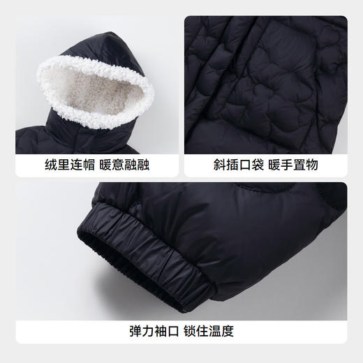 【御寒-5~5℃】女童中长款羽绒外套冬季新款安奈儿童装实体店同款AG445805 商品图4