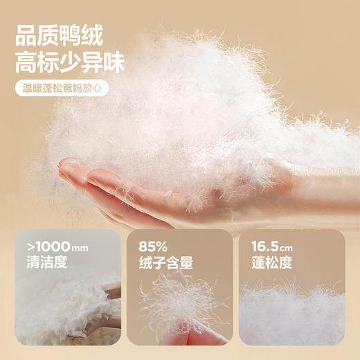 【轻暖绒】迷你巴拉羽绒连体衣男女童宝宝儿童蛋形保暖萌趣冬季 商品图2