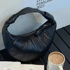 【顺丰包邮】40423 洛诗琳高级感羊皮小号美拉德风真皮牛角包00356 商品缩略图0