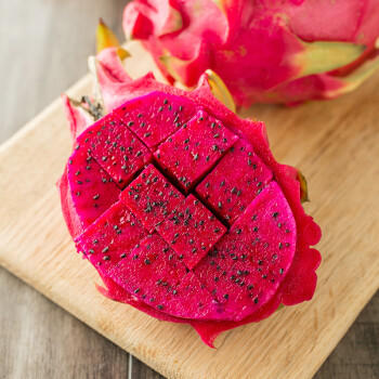 京鲜生越南火龙果 红心3个+白心3个共6个单果600g+水果源头直发一件包邮 商品图0